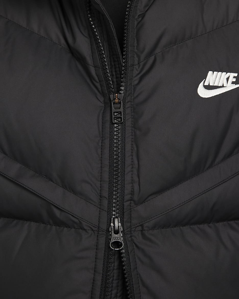 Nike Storm Fit Mens Black 100% Polyester top Puffer Embroidered Vest Size 3XL